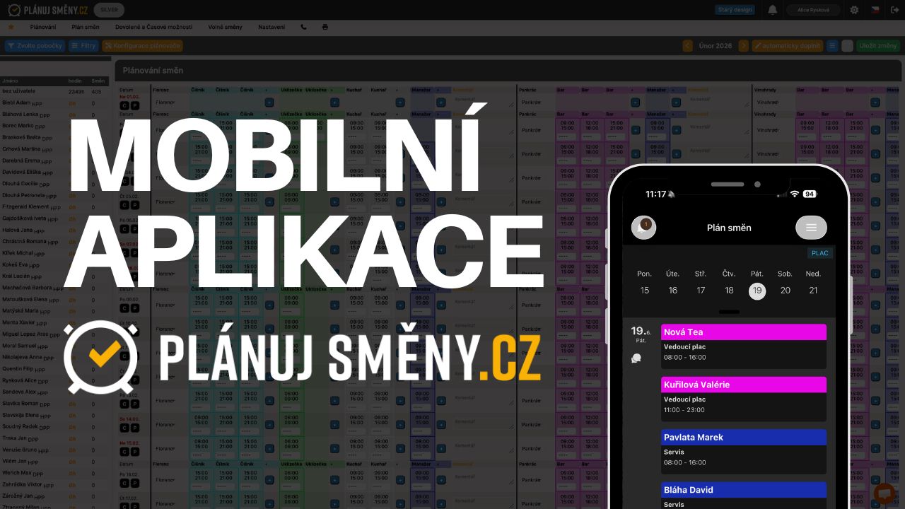 Mobilní aplikace Plánujsměny: Váš kompletní průvodce do kapsy